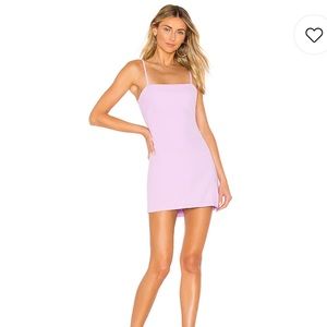 Emma Tie Back Dress in Lavendar